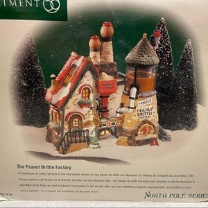 Department 56 north pole - The Peanut brittle factory